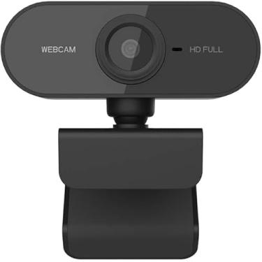 Imagem de Webcam Full HD 1080p Premium com Microfone USB Plug & Play Foco Automático Compatível com Zoom Teams Meet Skype – Videochamadas Aulas Online Home Office Streaming Reuniões em PC e Notebook