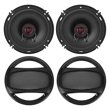 Imagem de Alto-falantes de áudio para carro, par de tweeter de áudio de carro de 6,2 pol. / 15,8 cm alto-falante domo economia de energia 90dB 65-20KHZ 12V universal para de som