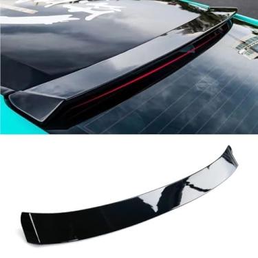 Imagem de Spoiler de teto traseiro compatível com Civic 10ª geração 2016-2020 Kit de carroceria Spoiler de porta-malas traseiro acessórios de carro (preto brilhante)