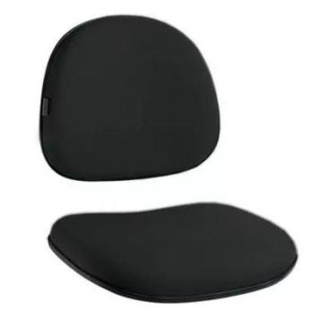 Imagem de Assento e Encosto Executiva Zeus - Maiart, Tecido J.Serrano, Preto