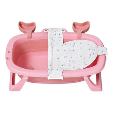 Imagem de Banheira Retrátil Infantil C/Rede Para Banho Seguro E Calmo