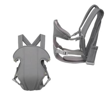 Imagem de Canguru Bebê Passeio Carregador Criança Mochila Baby Carriers Ergonômico 3 Posições 15kg Cinza