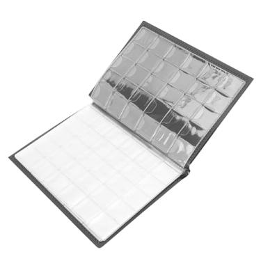 Imagem de Fockety Álbum de Moeda, 10 Páginas 250 Bolsos de Coleta de Coleta de Moedas, Com Material de, para Colecionar Moedas Medalhas Medals Badges (Marrom)