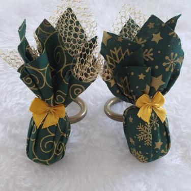 Imagem de Kit 04 Anéis Porta Guardanapo Argola Prendedor Mesa Posta Presentinho 