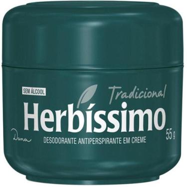 Imagem de Kit Desodorante Creme Herbissimo Tradicional 55G 2Und - Dana