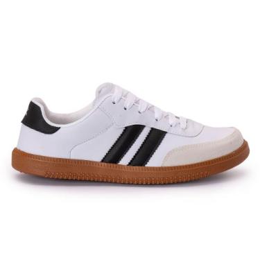 Imagem de Sapatenis Retro Feminino Casual Tenis Sapato Estilo - OLDSEN, Branco c