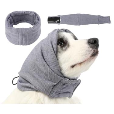 Imagem de Spajoy Moletom com capuz calmante para cães, envoltório redutor de ruído, protetor de ruído