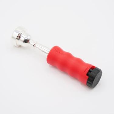 Imagem de Ferramenta de prática de bocal de trompete – Treinador de latão Bazu – Design de latão (vermelho)