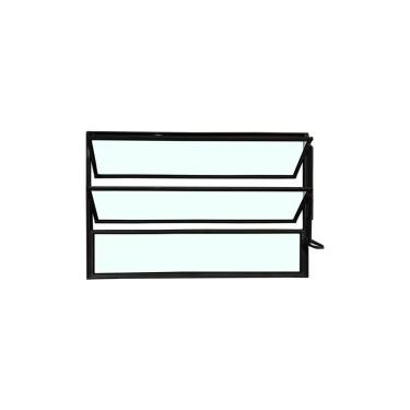 Imagem de Vitro Basculante Preto 60x100 Linha Esmeralda Vidro Liso