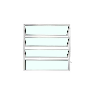 Imagem de Vitro Basculante Branco 80x80 Linha Esmeralda Vidro Liso