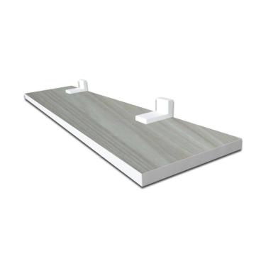 Imagem de Prateleira Linha Furta-Cor Em Mdf Com Borda De Pvc Branco 60