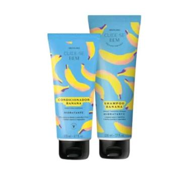 Imagem de Kit Shampoo e Condicionador Cuide-se Bem Feira Banana