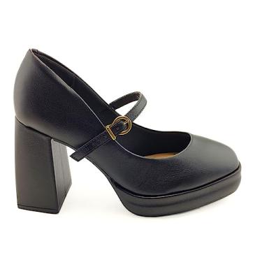 Imagem de Sapato Boneca Feminino Beira Rio Meia Pata Preto - 37