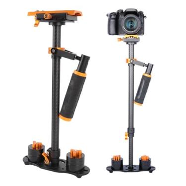 Imagem de Bewinner Profissional 3 Eixo Estabilizador de Cardan para Câmera e Telefone Sem Espelho DSLR, Carbono Handheld Gimbal, Vlog e Estabilizador de Transmissão Ao Vivo, Equilíbrio Rápido de