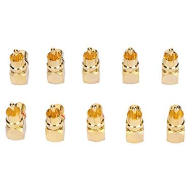 Imagem de Generic Adaptador, 5 Pares de 90 Graus Adaptador Estável Macho para Feminino para Fêmea para DVD Player