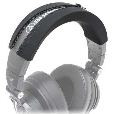 Imagem de WC BandZ ATH – Capa de cabeça atualizada para Audio Technica ATH M50X / M50XBT / M50 / M40X / M40 / M40FS / M30X / M30 / M20X / MSR7 da Wicked Cushions | Preto