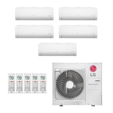 Imagem de Ar-Condicionado Multi Split Inverter LG 36.000 (4x Evap HW 9.000 + 1x Evap HW 12.000) Quente/Frio 220V							