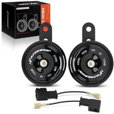 Imagem de A-Premium Buzina de carro elétrico de 2 peças compatíveis com Toyota RAV4, Corolla, Prius, Highlander, Land Cruiser e Subaru Outback, Forester, Impreza, Legacy e Lexus GX460, ES350, ES250, ES300