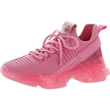 Imagem de Steve Madden Tênis feminino Maxima, Rosa choque, 7.5