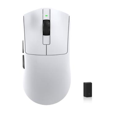 Imagem de KYSONA Mouse para jogos sem fio Jupiter PRO, 26000 DPI, sensor óptico PAW33995, ultraleve 46 g, revestimento de superfície de toque frio, vida útil da bateria de 300 horas, 5 botões programáveis para