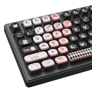 Imagem de ONITOON Teclas PBT 65 75 100%, MOA Keycaps Dye-Sublimation