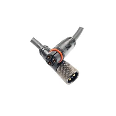 Imagem de SZWEDI Conector de cabo de motor de cubo de bicicleta elétrica L915 Cabo de extensão 800 m de comprimento conector impermeável plugue de 9 pinos