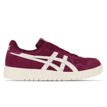 Imagem de Tênis ASICS Japan S Camurca - Feminino - Vermelho/Bege - tam: 40
