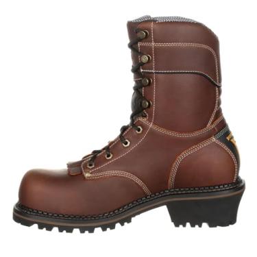 Imagem de Georgia Boot AMP LT Logger Composite Toe Waterproof Work Boot Brown