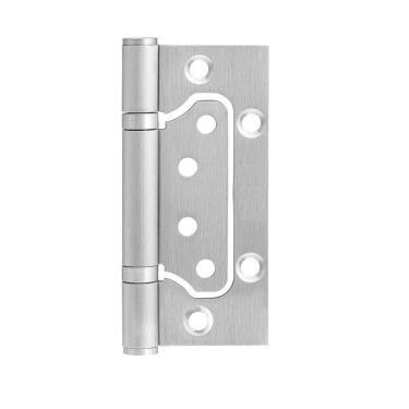 Imagem de 09 Dobradiça Porta Sobrepor Sem Rebaixo Inox 4`X3`X,2,2Mm