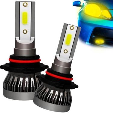 Imagem de 2 Lâmpadas Led Hb4 Iluminação Gold Vision Amarela 3000k - Luxus