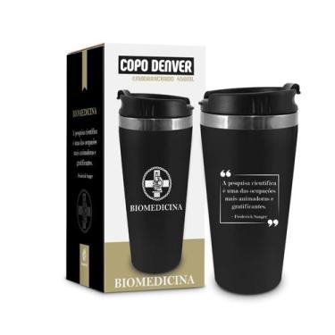 Imagem de Copo denver emborrachado cursos biomedicina - Brasfoot