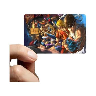 Imagem de Filme Adesivo De Poker Street Fighter À Prova d'Água Para Cartões De C