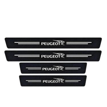 Imagem de Adesivos Para Carro Peugeot 4 Peças Faixa De Limite Para 206 207 208 3