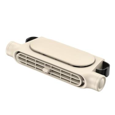 Imagem de Shkalacar Ventilador de resfriamento de assento de carro, ventilador de encosto de cabeça de carro USB 3 velocidades de vento alimentado por USB, assento traseiro dianteiro ventilador de refrigeração