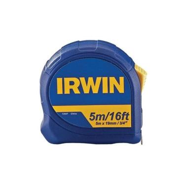 Imagem de Trena Manual Standard 5m Irwim Modelo Iw13947 Ferramenta Essencial Para Tirar Medidas C...