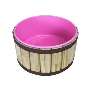 Imagem de Tina Escalda Pés em Pinus Natural - bacia em pintura premium Rosa