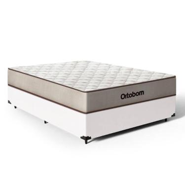 Imagem de Cama Box com Colchão de Espuma D60 Double Face Force Dream - Ortobom Casal 138cm