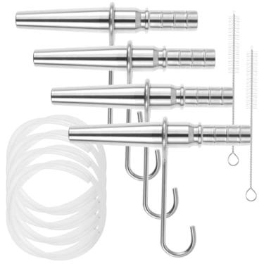 Imagem de Kit de batida de xarope de bordo, kit de copo de teste de hidrômetro fácil de usar, tubo de xarope de bordo de grau alimentício, escova de limpeza de espigões, conjunto de torneiras de xaropes