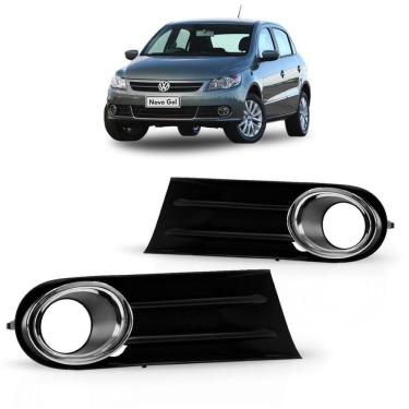 Imagem de Moldura Grade Farol Milha Parachoque Gol G5 Gv