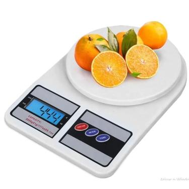 Imagem de Kit Confeitaria Balança Digital 10 Kg + Espátula + Fuê Bated