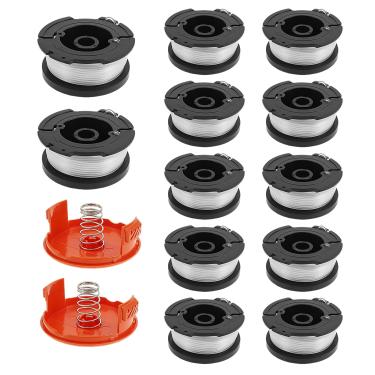 Imagem de Cabeças de aparador de fio de nylon destacáveis, linha de aparador de grama, cabeça de grama de nylon para cortador de grama