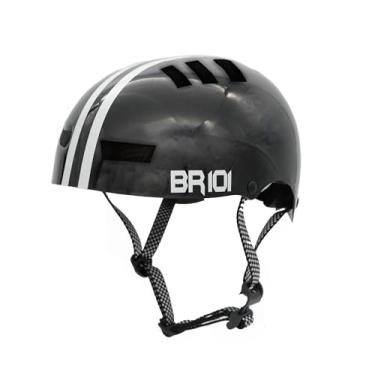 Imagem de Capacete Bike Patins Patinete bicicleta skate Urbano Profissional BR 101 (Preto, M - VESTE 57/58)