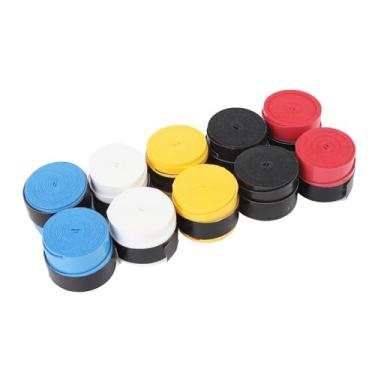Imagem de RiToEasysports Overgrip de Tênis de 10 Pacote, Absorção Superior de Suor, Compatibilidade Multi-esportiva, Conforto e Controle, Seleção de Cores Mista, Conveniência de Substituição Rápida