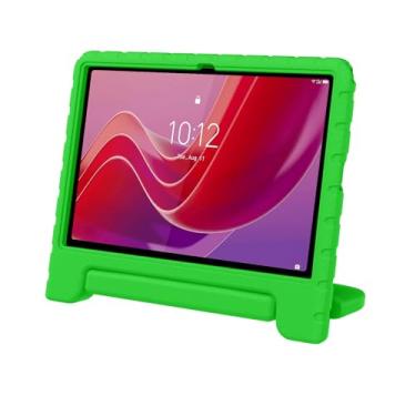 Imagem de BILLISGOVA Capa para Lenovo Tab M11 com suporte giratório, nova capa infantil resistente à prova de choque para Lenovo Tab M11/Tab K11 LTE 11 polegadas 2024, verde