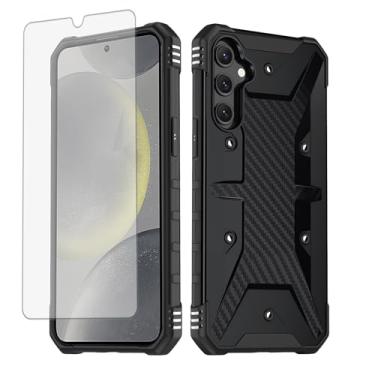 Imagem de Furiet Capa de telefone para Samsung Galaxy A16/A26 5G e protetor de tela de vidro temperado duas camadas Defender à prova de choque de silicone macio bumper híbrido robusto para A 16 26 16A 26A 4G