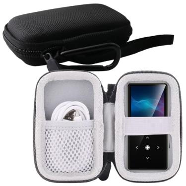 Imagem de Capa para leitor de MP3 e MP4 para Hunmkno/AiMoonsa/Vaktare/cnFaClu MP3 Player e mais marcas, adequada para fones de ouvido, cabo USB, cartão de memória (apenas capa) (pequeno)