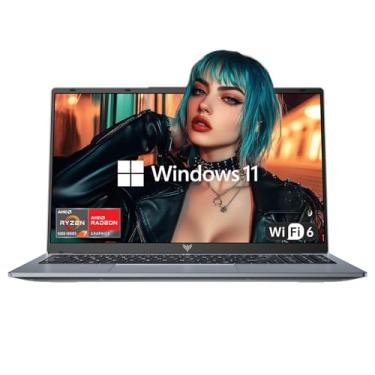 Imagem de MALLRACE Laptop 2025 com AMD Ryzen7 5700U (até 4,3 GHZ, 8C/16T), gráficos AMD Radeon, 16 GB DDR4 RAM 512 GB SSD, WiFi 24 polegadas IPS Display, Tipo-C, Micro SD, Webcam, Windows 11 Slim Laptop