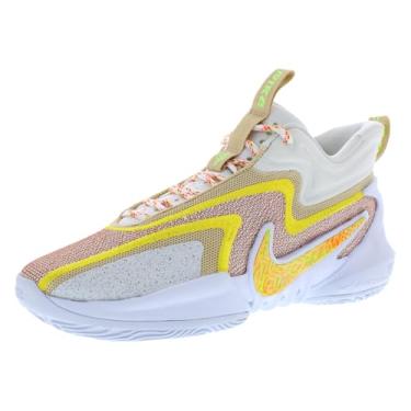 Imagem de Nike Cosmic Unity 2 T nis de basquete masculino, Branco/Cinza Futebol/Verde Fantasma/Multicolorido, 11