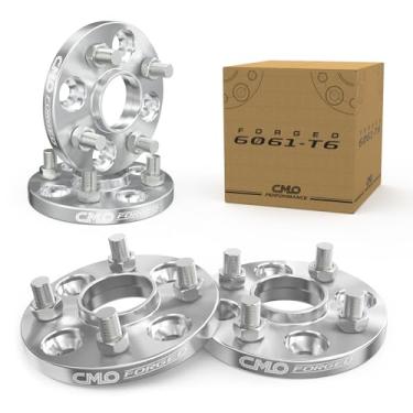 Imagem de Customadeonly Adaptadores de roda de 15 mm 4 x 100 a 4 x 114,3 (cubo para roda) Hubcentric - furo central de 57,1 mm compatível com veículo com cubo 4x100 e furo de 57,1 mm para usar roda 4x4,5 (4