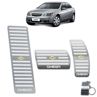 Imagem de Descanso + Pedaleira Chevrolet Omega Cd 2008 A 2011 Prata